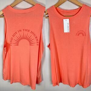 NWT Spiritual Gangster Jade Muscle Tee Tank Top S Yoga MSRP $58 Beach Coastal